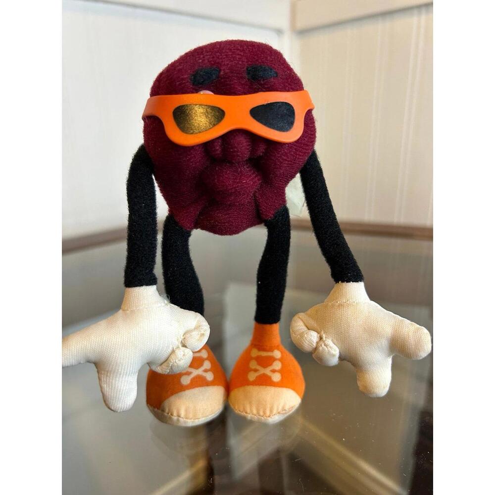 Vintage 1986 California Raisins Plush Sunglasses Applause Hardee’s